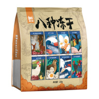 豆柴冻干狗粮零食大礼包八种冻干生骨肉三文鱼鸡胸肉鹌鹑蛋黄鸡肉蔓越莓混合320g幼犬成犬狗狗猫咪零食
