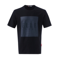 ElleHomme2019夏季新款印花图案透气舒适休闲百搭男士短袖 T恤上衣