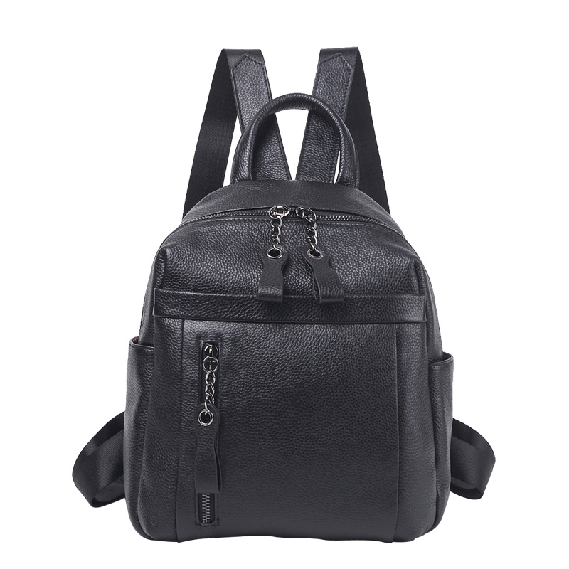 双肩包女软皮2019新款韩版百搭潮时尚迷彩牛津布女士大容量旅行背包