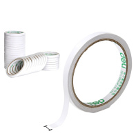 得力30400双面胶带 9mm*10y 32卷/袋装