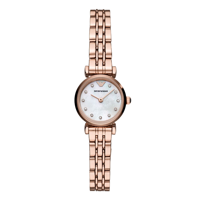 阿玛尼(EMPORIO.ARMANI)手表简约欧美钢带女士石英表手表AR11203