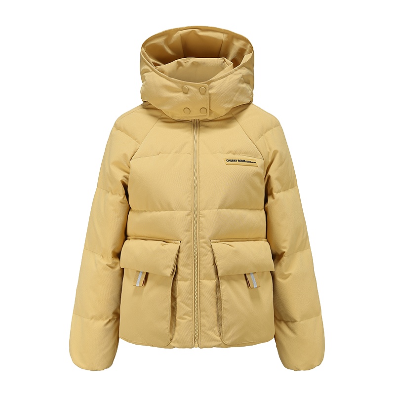 高梵反季羽绒服女短款2020年新款白鸭绒小个子韩版面包服外套115