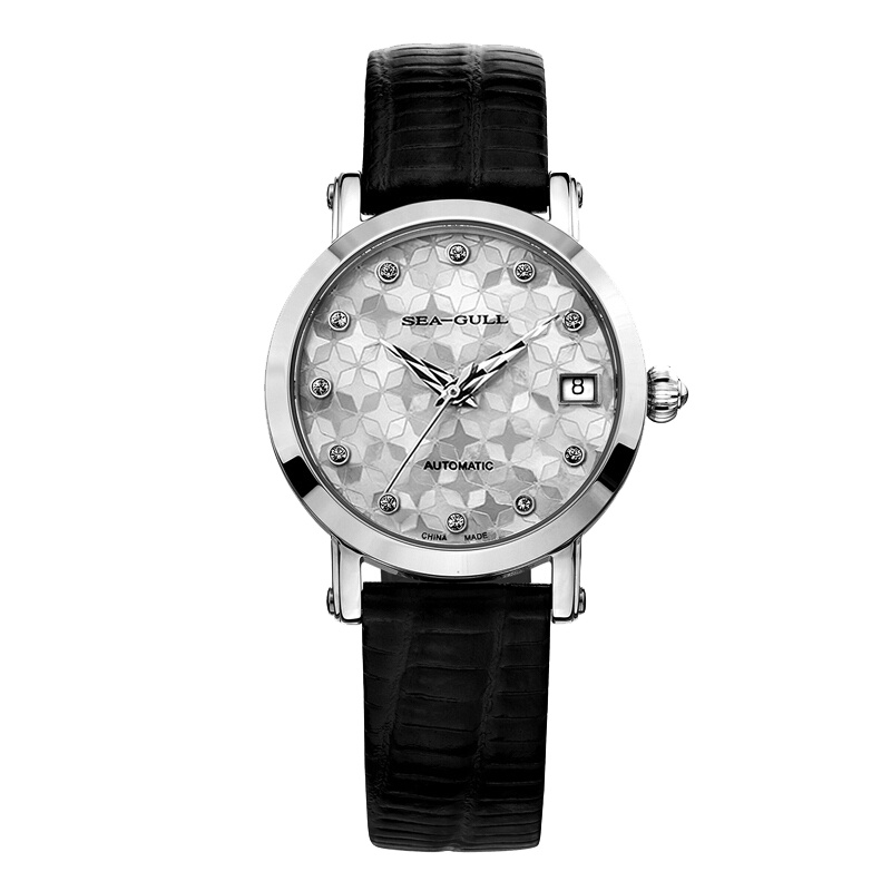 海鸥表(SEAGULL)手表女表时尚潮流镶钻女士时装腕表自动机械表819.387