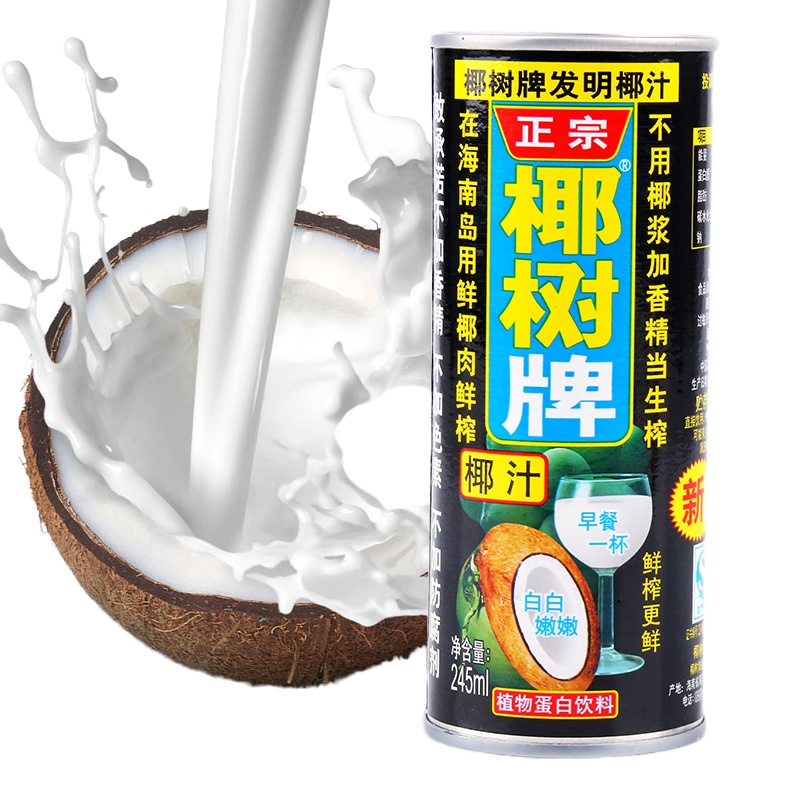 海南椰树椰子汁245ml*15罐 椰奶植物蛋白饮料