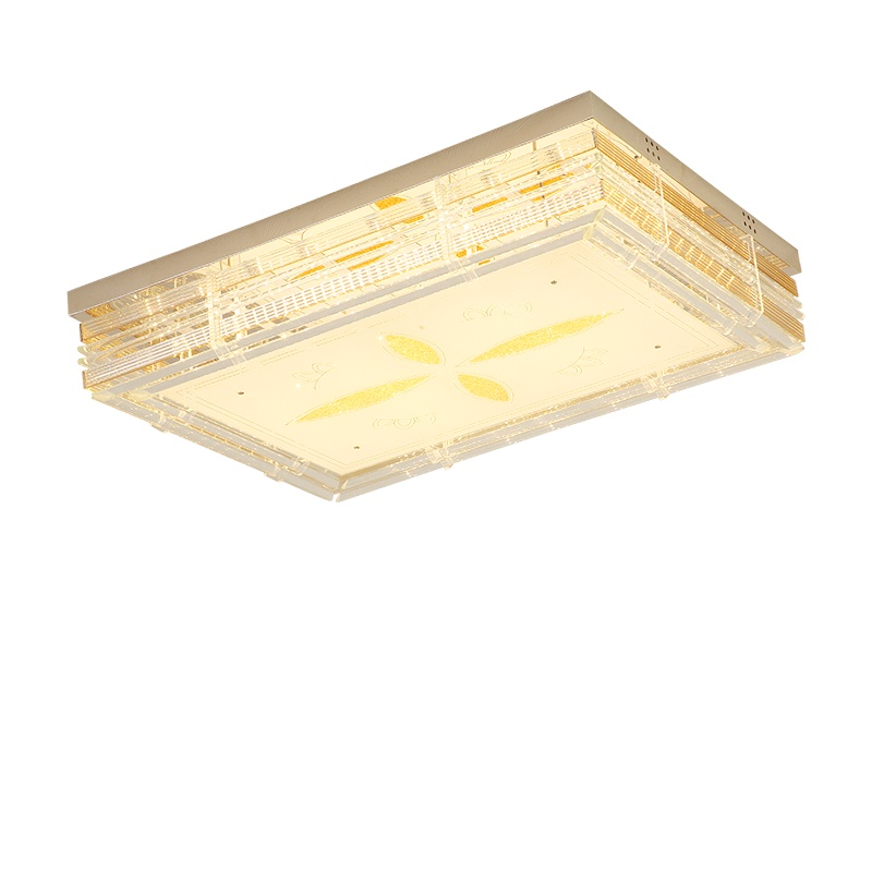 Grevol品拓PINTUO吸顶灯LED水晶灯客厅灯长方形简约现代吸顶灯水晶吸顶灯卧室灯饰餐厅大厅灯35M2