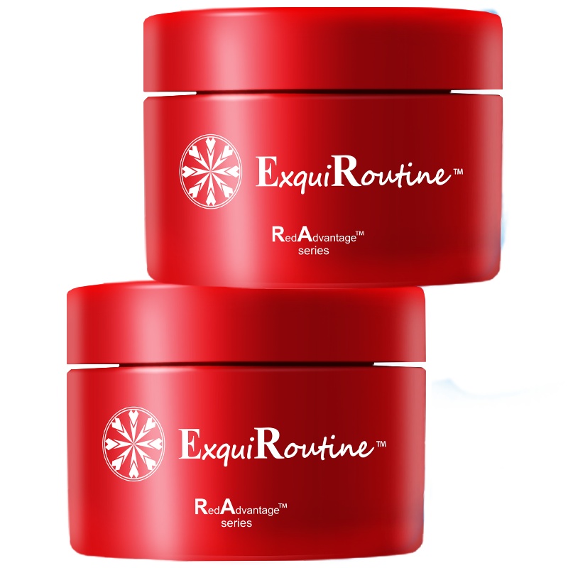日本原装进口ExquiRoutine瑞秢弹润修护红啫喱双瓶组合2瓶装60g*2保湿抗老修护涂抹面膜