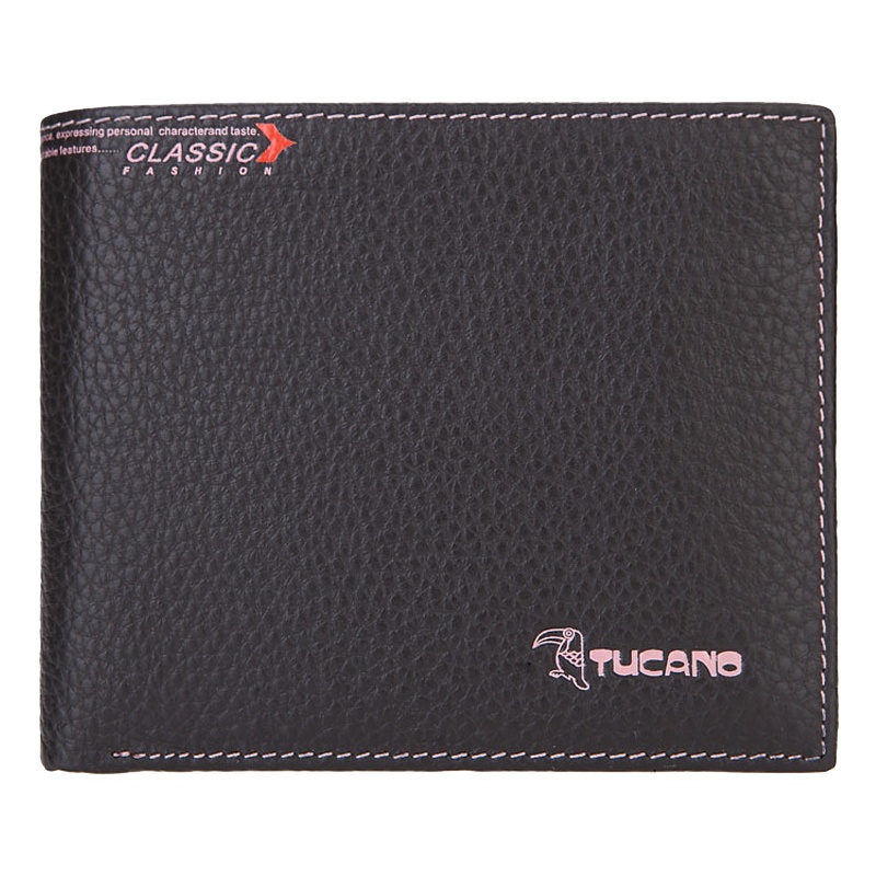 啄木鸟（TUCANO）男士钱包简约商务横款牛皮票夹 WAA1313A-88C0 啡色