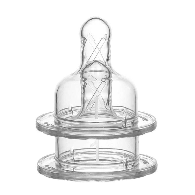 布朗博士(Dr.Brown's)爱宝选宽口硅胶奶嘴流量1 两只装 0-3月