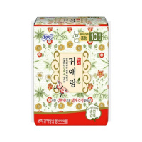 贵艾朗艾草系列卫生巾日用棉柔卫生巾25cm 10片(韩国原装进口)