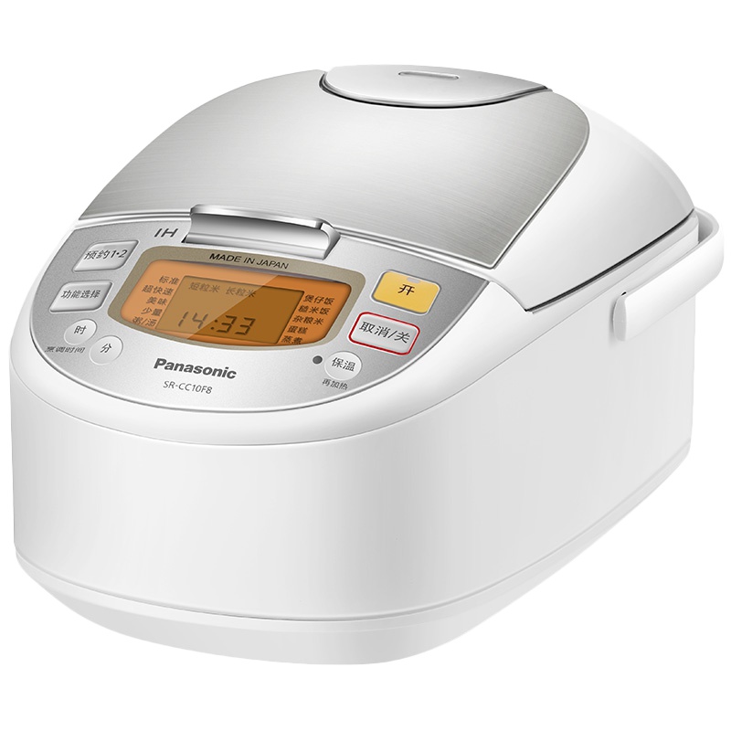 松下(Panasonic)3L(对应日标1L)电饭煲1-4人日本原装进口家用IH电磁加热双预约电饭锅SR-CC10F8