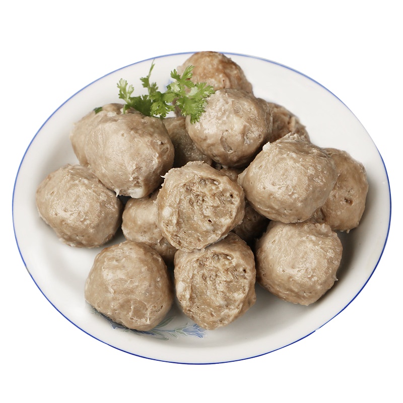 [顺丰2斤]潮州牛肉丸牛筋丸手工手打牛肉丸广东汕头小吃火锅食材关东煮丸子烧烤肉丸肉类生鲜