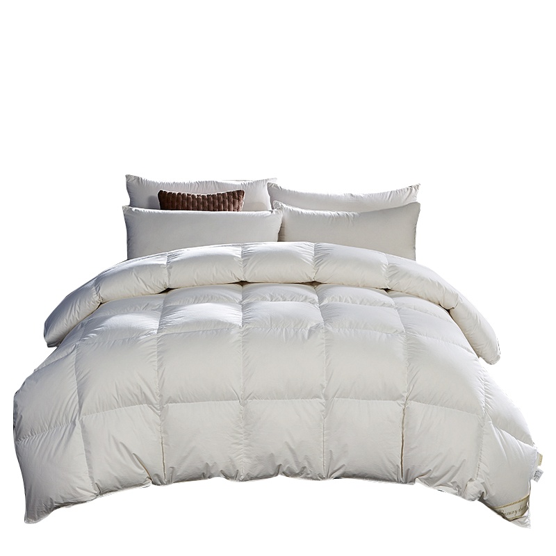 北极绒家纺羽绒被白鸭绒冬被加厚保暖被子被芯单双人五星级酒店羽绒被