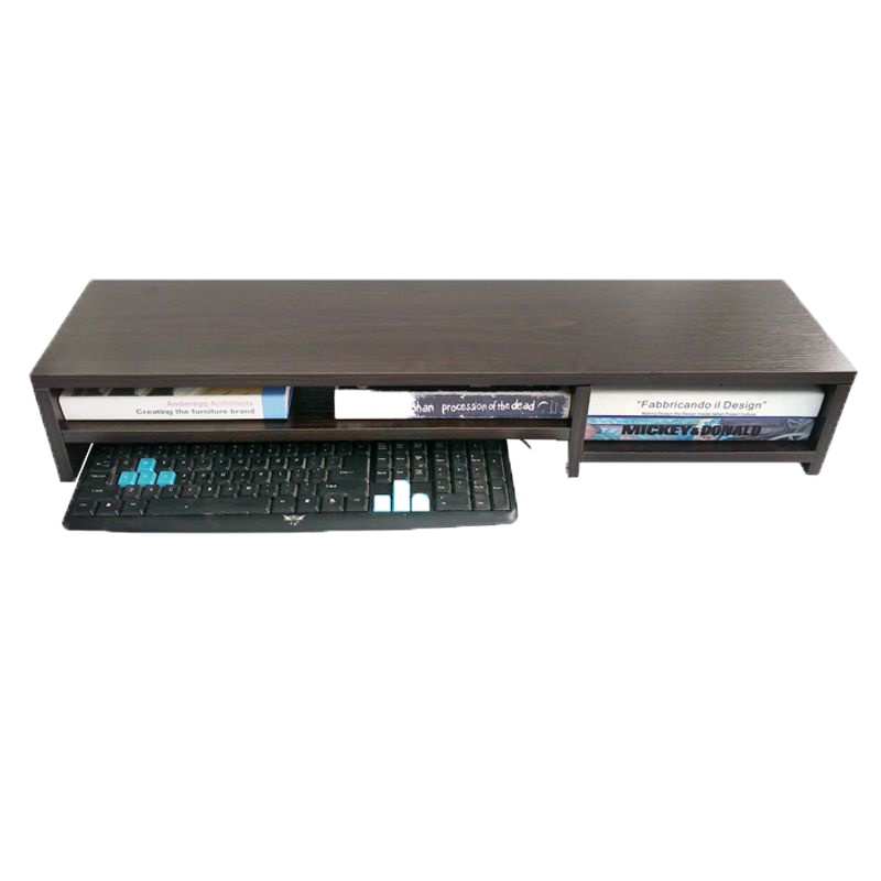 符象双层加长电脑双屏显示器增高架桌上置物收纳架电视机垫加高整理架