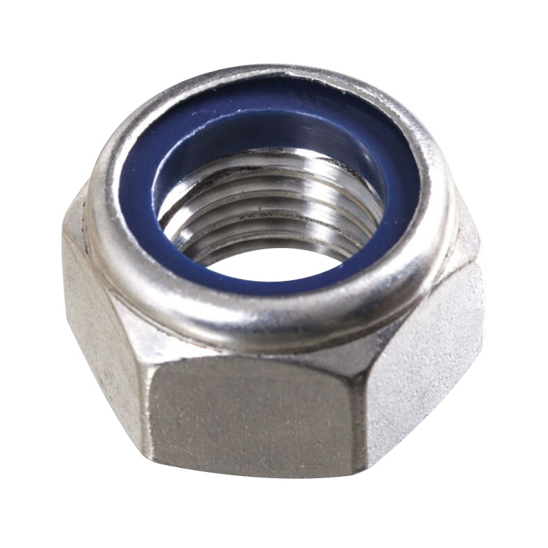 海斯迪克 HK-24 304不锈钢六角防松薄螺帽 DIN985 防松薄锁紧螺帽