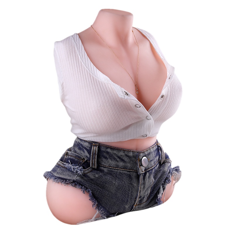 谜姬(Mizz Zee)双通道带骨架全实体硅胶娃娃腿模男用自慰器飞机杯阴臀倒模玩具男性系列名器成人情趣性用品非充气娃娃