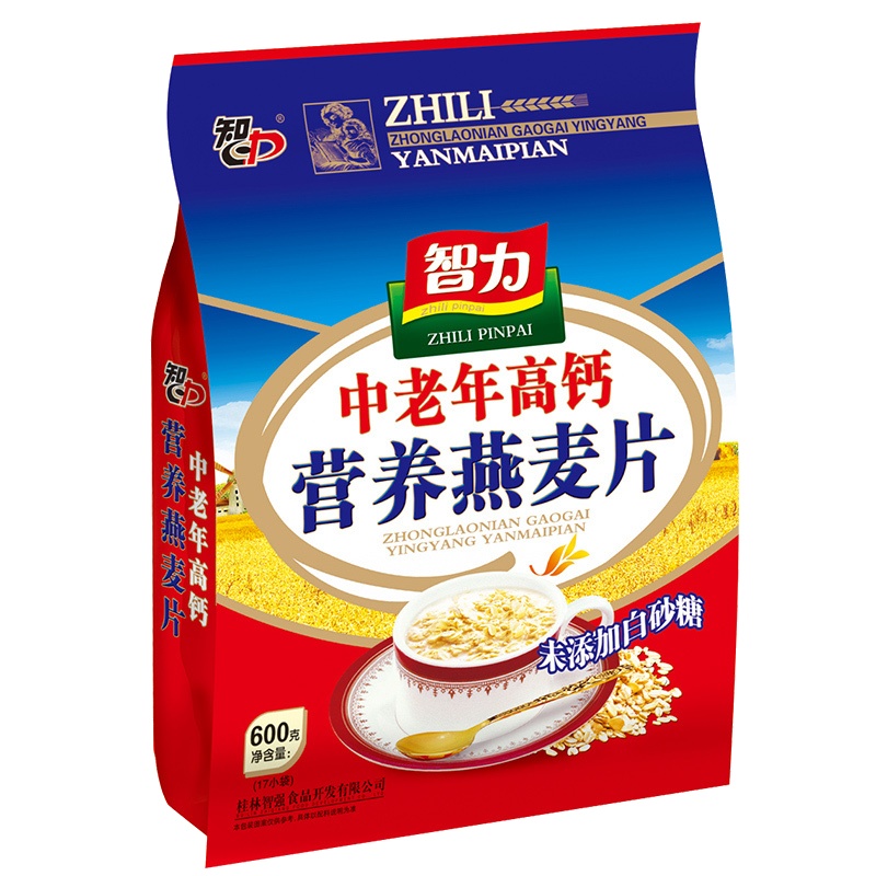 智力 营养早餐代餐 即食中老年澳洲复合燕麦片 720g (30g*24小袋)