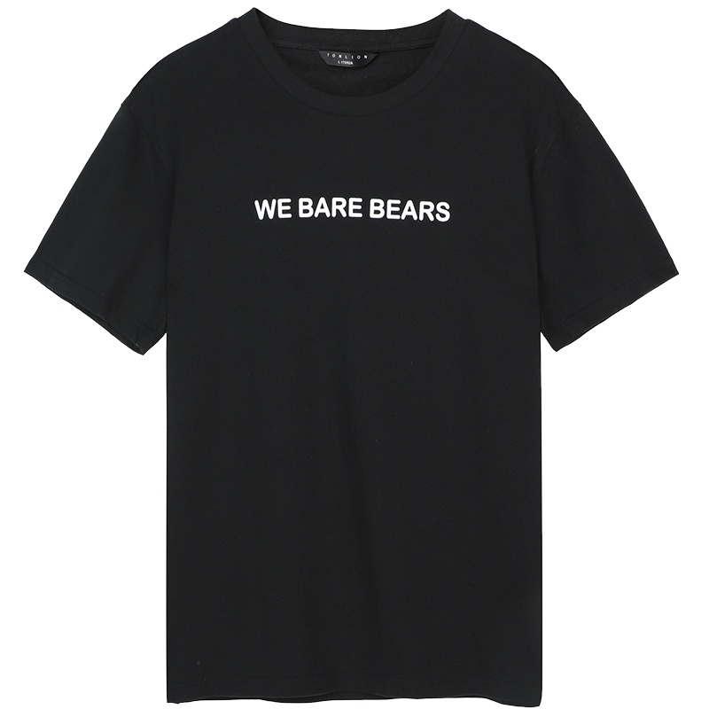 唐狮2020秋季新款长袖T恤男宽松印花打底衫青年潮流上衣白色秋衣