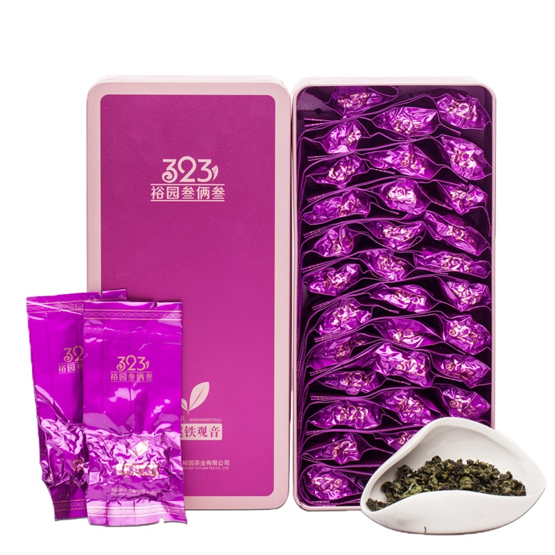 裕园茶业 茶叶 乌龙茶 安溪铁观音清香型 礼盒装500g