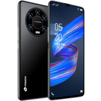 天语 K40 6.5英寸高清水滴屏 游戏拍照智能手机 侧键指纹 人脸识别全网通4G 炫酷黑 8+256GB