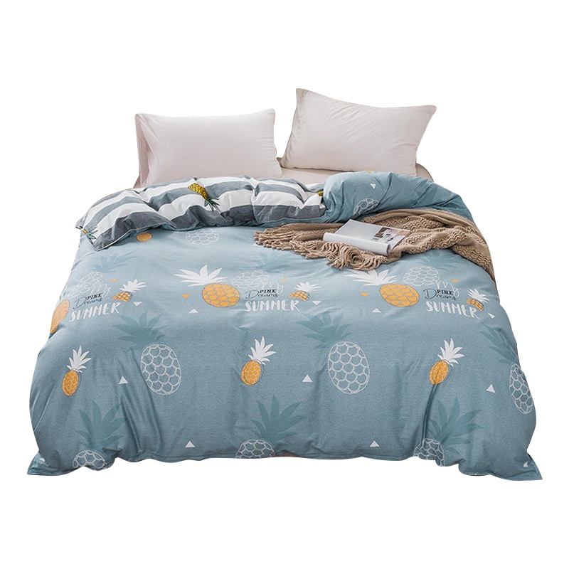 泰念Tai nian 全棉印花单被套单件床上用品纯棉被罩男学生床被罩女生宿舍被套双人床1.5m 1.8m