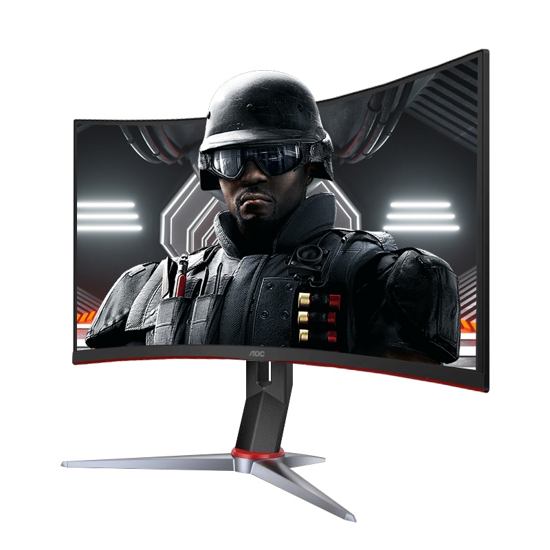 冠捷(AOC)27英寸显示器 2K高清创新曲率1500R 1MS疾速响应144Hz HDREffect技术 人体工学支架 壁挂升降游戏电竞曲面显示器 (CQ27G2)