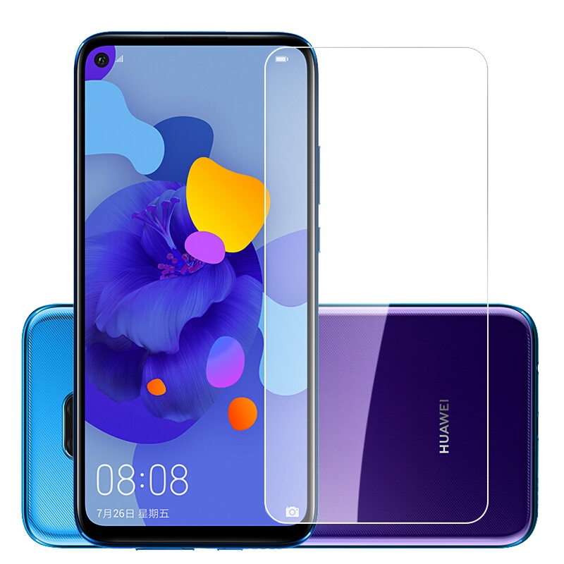 [买2送手机壳]轻万适用华为nova5z钢化膜非全屏高清透明防摔贴膜huawei手机保护膜全玻璃