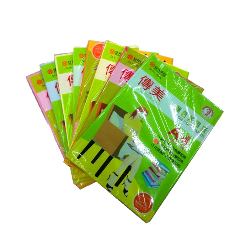 传美80GA4 彩色复印纸 大红 100张/包 JR
