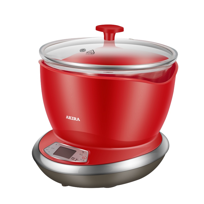 爱家乐(AKIRA) K02 电炖锅家用智能玻璃养生锅煲汤锅大容量预约全自动