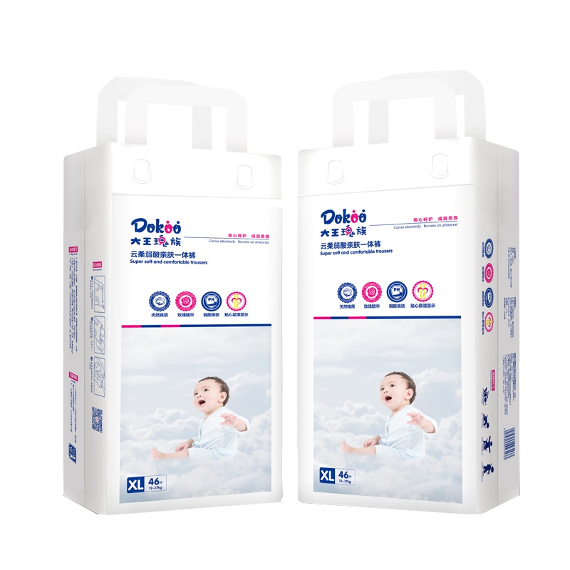 大王瑰族云柔弱酸亲肤系列一体裤XL码