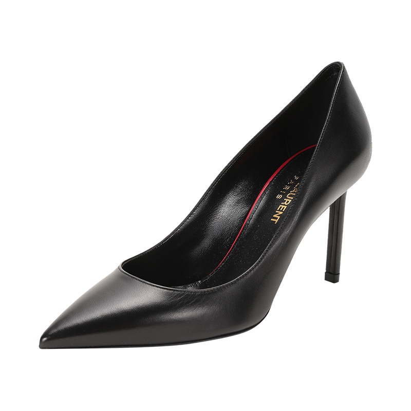 圣罗兰 SAINT LAURENT 女士羊皮革ANJA尖头高跟鞋489751 AKP00