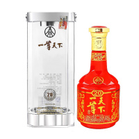 五粮液股份出品52度一尊天下精品20浓香型白酒整箱500ml*6瓶装