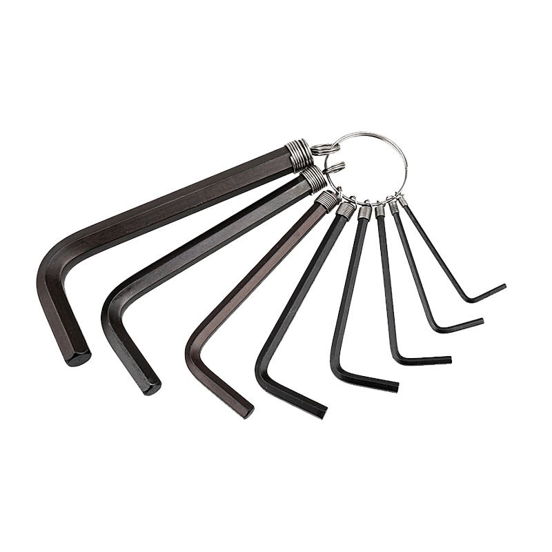 赛拓(SANTO)公制平头内六角扳手8件套 六角板手 内六角螺丝批 工具1866