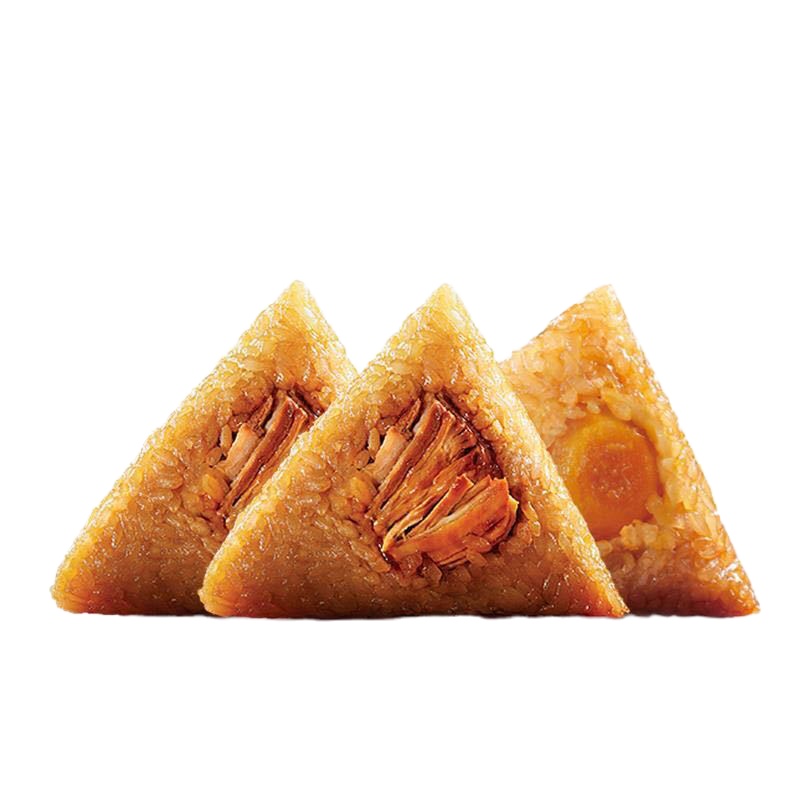 [10只大鲜肉粽]1鲜肉粽粽子咸粽子 特产肉粽子 鲜肉+豆沙+蜜枣共10只