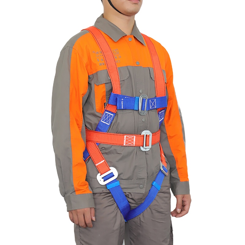 欧式全身腰带安全带 高空作业绳 五点式防坠落保护带安全带 户外施工保险带安全绳电工腰带 五点式腰带（不含连接绳）
