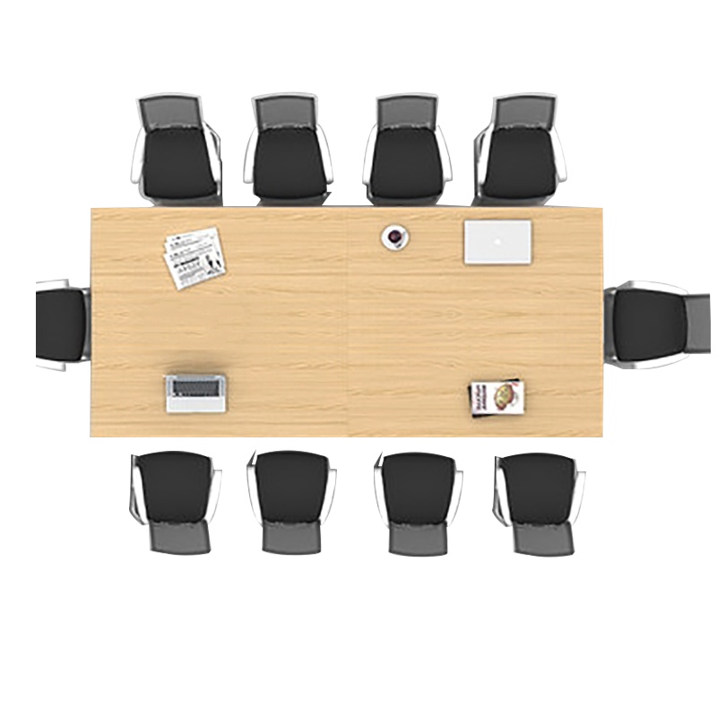 匡大 办公桌钢木2.4米长条会议桌洽谈桌KDDZ-001