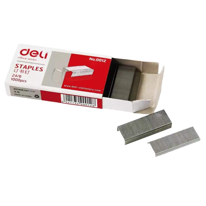 得力0012订书钉12#(1000枚/盒)