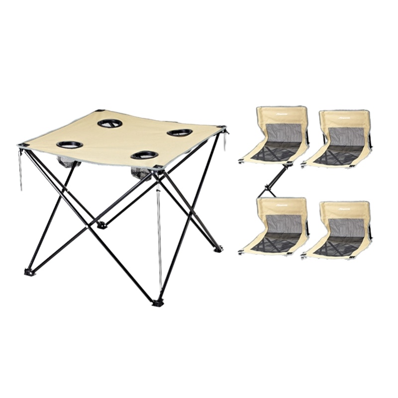 攀能 Panon四人折叠桌椅PN-2434(桌子*1 椅子*4).