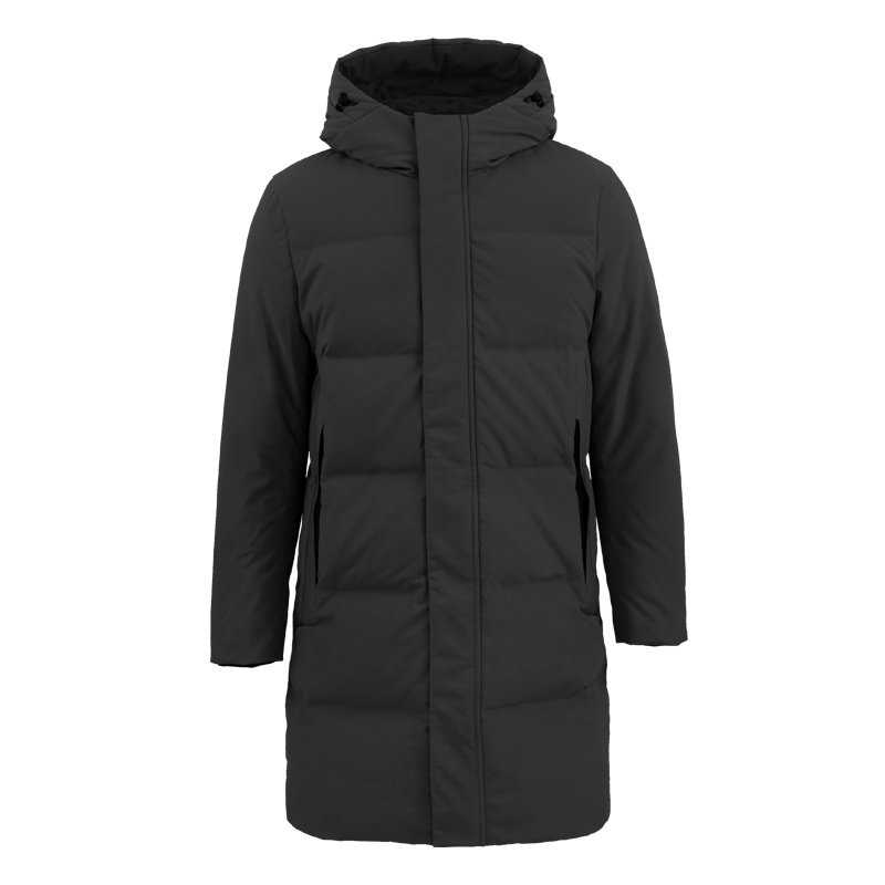 坦博尔新款羽绒服男士中长款羽绒服冬季防寒加厚款冬装外套TF19179