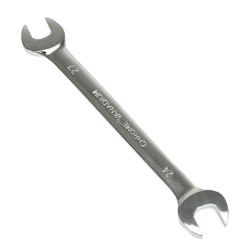 万克宝镜面全抛光双开扳手优质铬钒钢扳手 24*27mm W073018