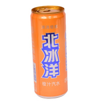 惠品企购北冰洋 橙汁汽水 碳酸饮料 330ml*24听/箱/30箱