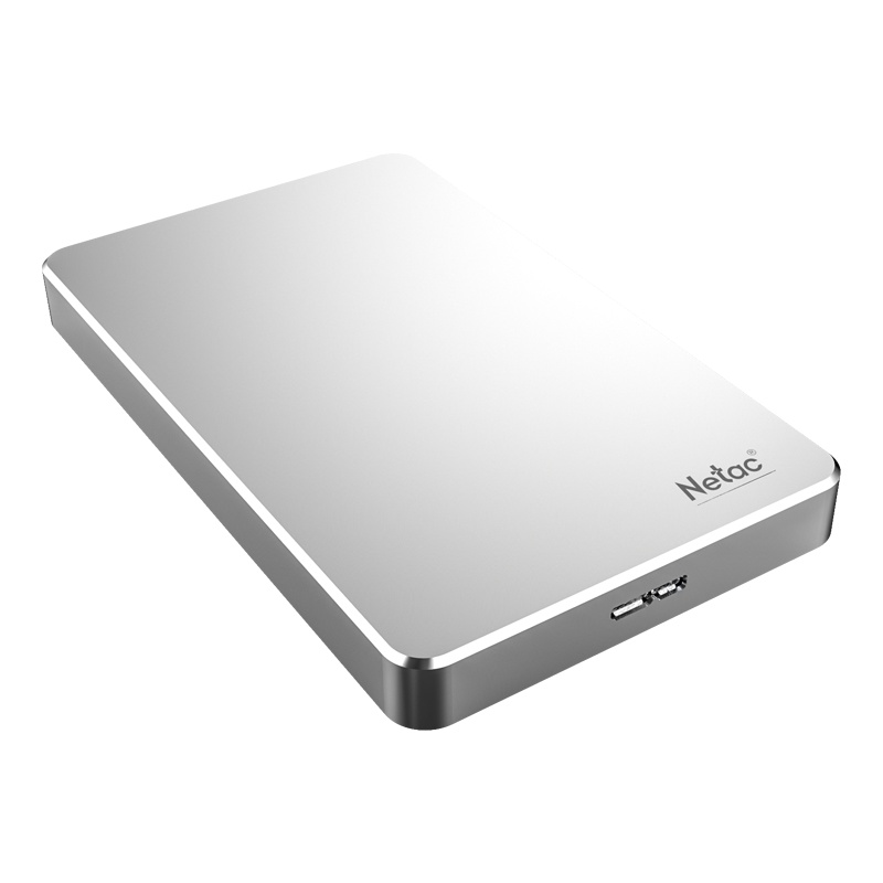朗科(Netac)K330银姬系列 2TB移动硬盘 2.5英寸全金属高速USB3.0闪存硬盘2T 银色