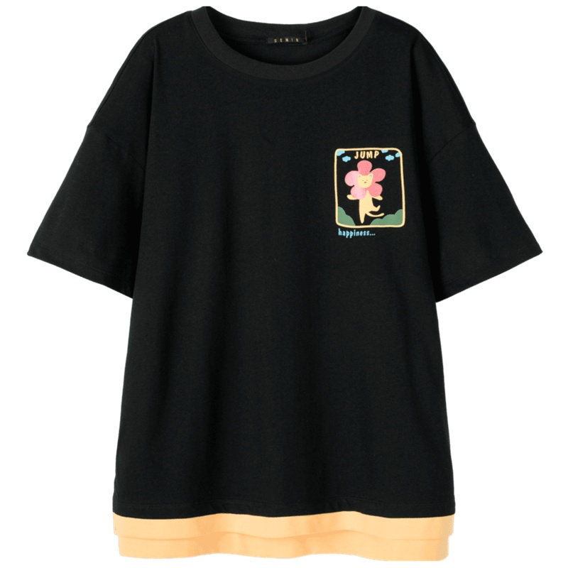 【满198减100预估价：37】森马短袖T恤女夏季新款上衣网红t恤女ins超火洋气小衫时尚潮