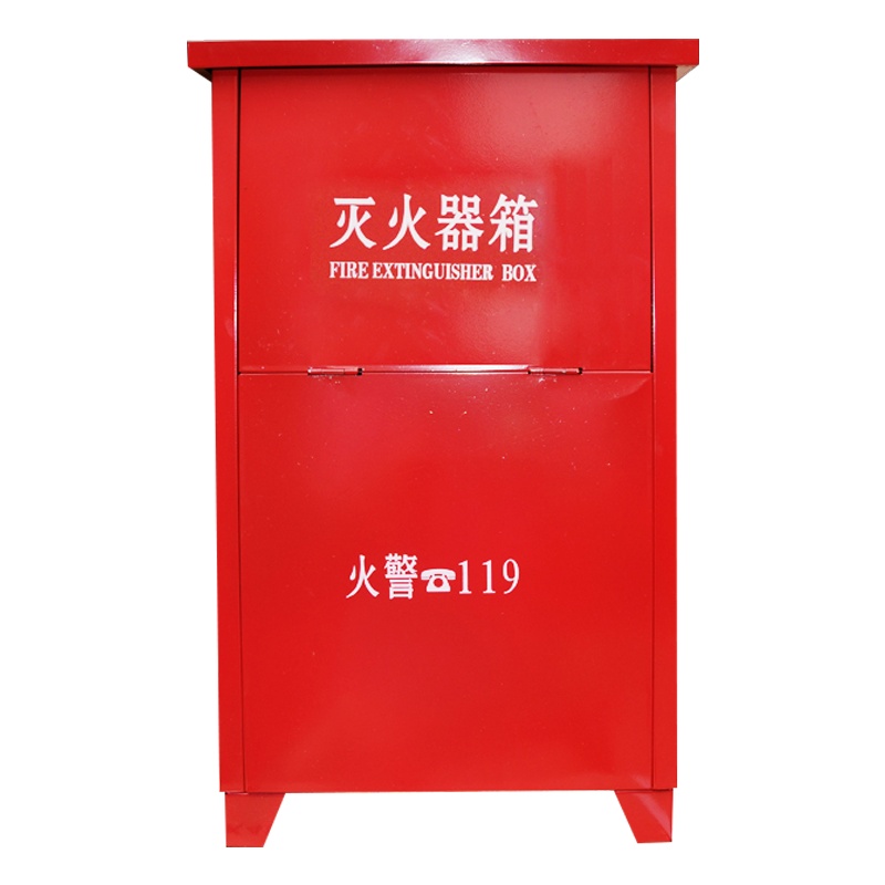 DXBG灭火箱子可放2个2KG灭火箱(空箱)消防器材不锈钢箱子套装