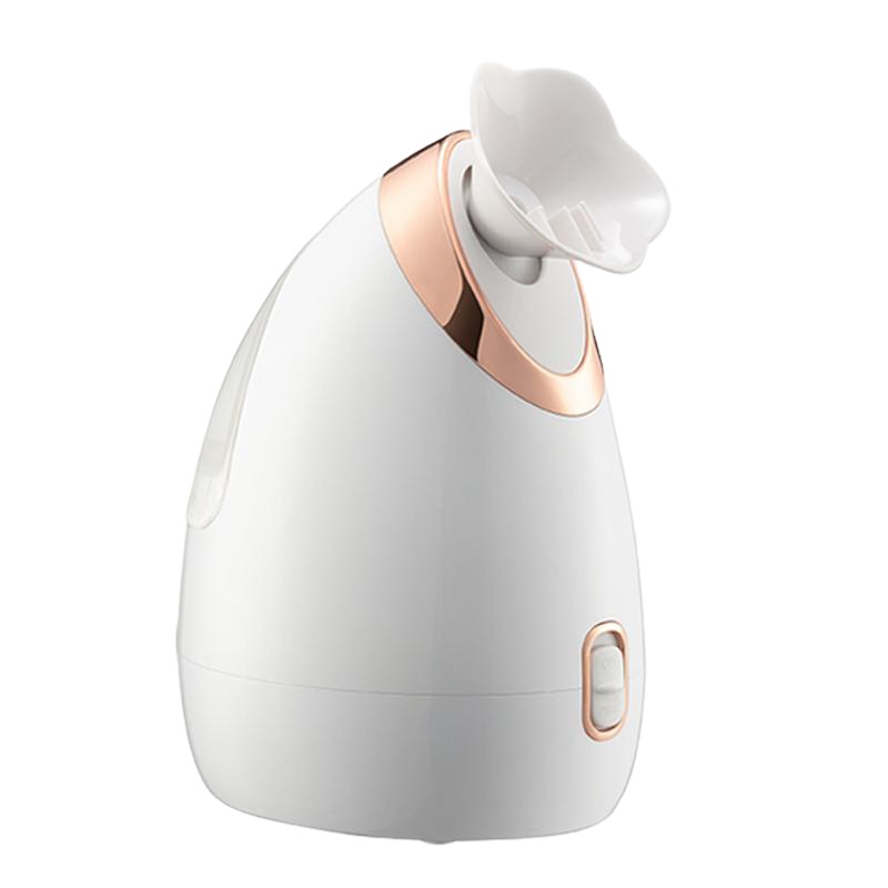 蒸脸器热喷打开毛孔熏脸美容仪家用水蒸气黄金蛋冷热双喷喷雾补水仪 热喷白色