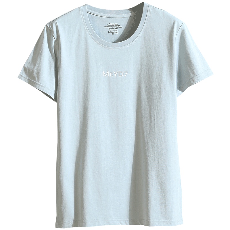 Romon/罗蒙短袖t恤男青年休闲圆领纯棉T恤衫夏季薄款透气男打底衫