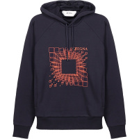 Z ZEGNA 杰尼亚 男士 棉质连帽长袖卫衣运动衫 VV458 ZZ858R