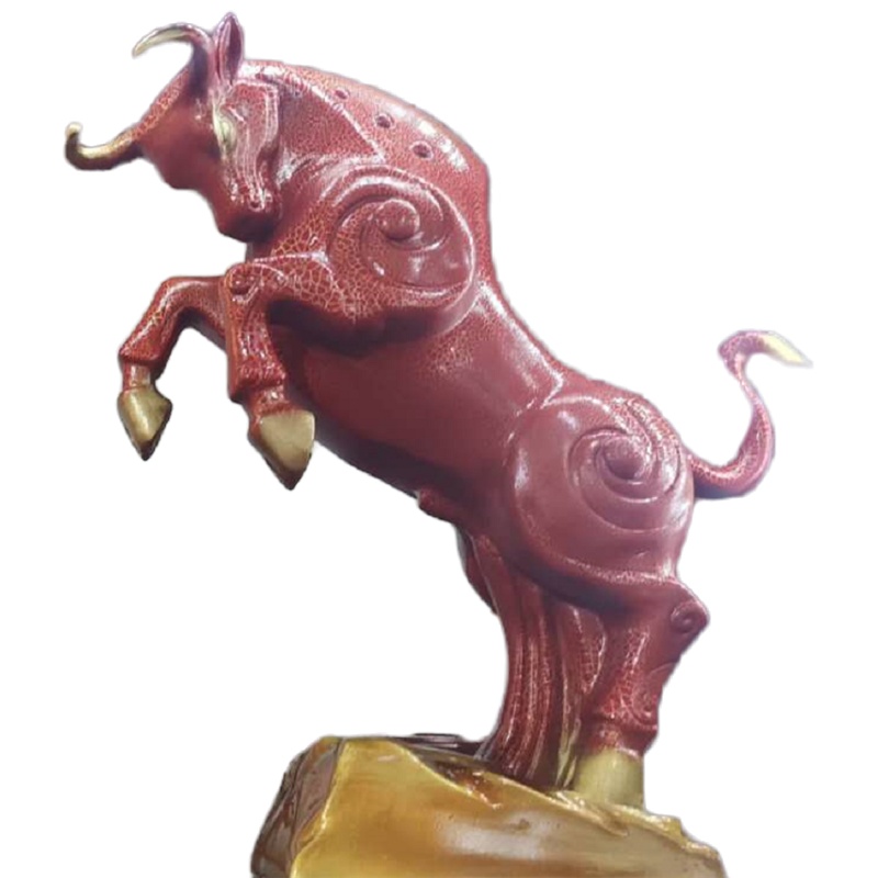 牛气冲天摆件