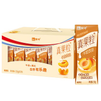 蒙牛 真果粒 黄桃粒250g*12盒/箱 20箱起订