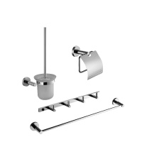 东鹏(DONG PENG)整装卫浴五金套件 浴室挂件毛巾架太空铝四件套JTF7005Q