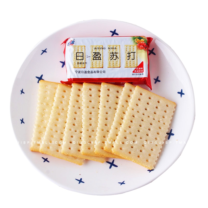 日盈苏打饼干鲜葱味500g
